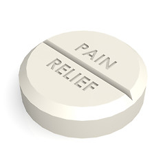 Image showing Pill tablet pain relief