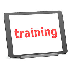 Image showing Tablet training