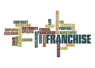 Image showing Franchise word cloud