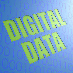 Image showing Digital data