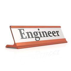 Image showing Engineer table tag