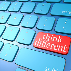 Image showing Think different keyboard