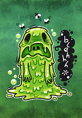 Image showing Cartoon Nausea Monster