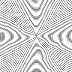 Image showing black and white spiral