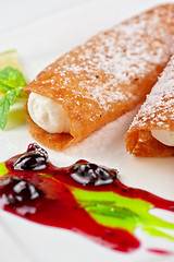 Image showing Sicilian cannoli