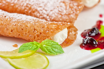 Image showing Sicilian cannoli