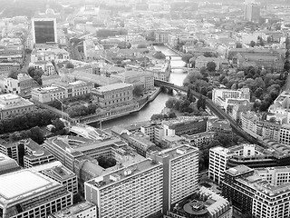 Image showing  Berlin aerial view 