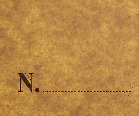 Image showing Blank form