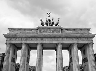 Image showing  Brandenburger Tor Berlin 