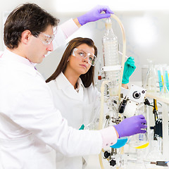 Image showing Health care professionals in lab.