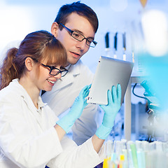 Image showing Health care professionals in lab.