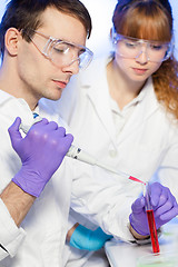 Image showing Health care professionals in lab.