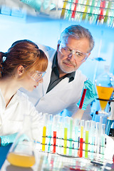 Image showing Health care professionals in lab.