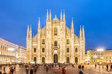 Image showing Milan Cathedral, Duomo di Milano, Italy.