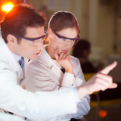 Image showing Engineers focusing on the discovery