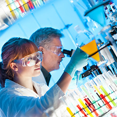 Image showing Health care professionals in lab.