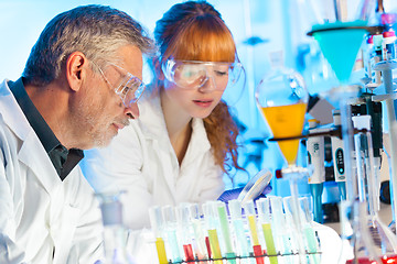 Image showing Health care professionals in lab.