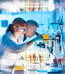 Image showing Health care professionals in lab.