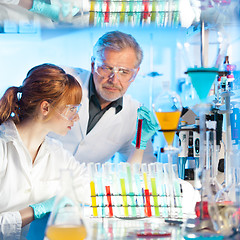 Image showing Health care professionals in lab.