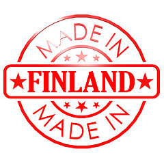 Image showing Made in Finland red seal