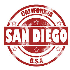 Image showing San Diego Stamp