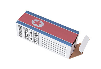 Image showing Concept of export - Product of North Korea