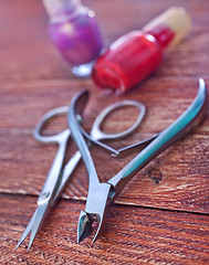 Image showing nail and scissors