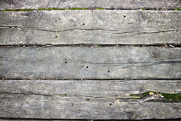 Image showing Wooden path