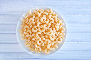 Image showing raw pasta