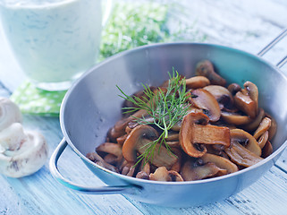 Image showing fried mushroom