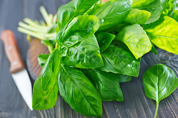 Image showing fresh basil