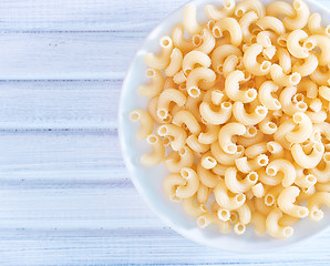 Image showing raw pasta