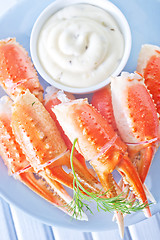 Image showing crab claws