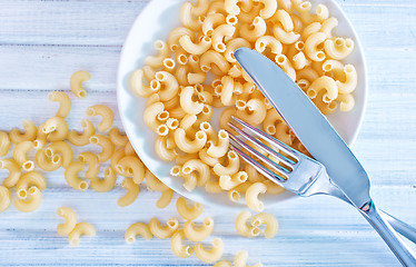 Image showing raw pasta