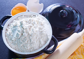 Image showing ingredients for dough