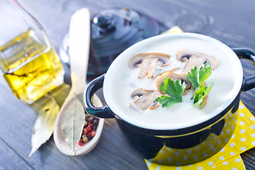 Image showing mushroom soup