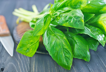 Image showing fresh basil