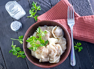 Image showing pelmeni