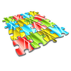 Image showing Abstract Puzzle