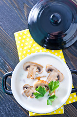 Image showing mushroom soup