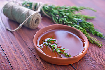 Image showing rosemary oil