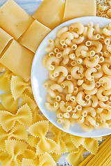 Image showing raw pasta