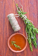 Image showing rosemary oil