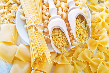 Image showing raw pasta