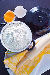 Image showing ingredients for dough