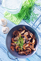 Image showing fried mushroom