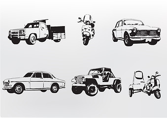 Image showing Silhouette cars.