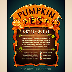 Image showing Pumpkin Fest Poster