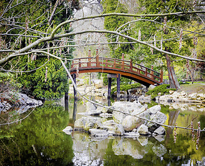 Image showing Bridge in the park