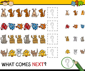 Image showing what comes next game cartoon